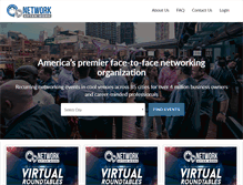 Tablet Screenshot of networkafterwork.com